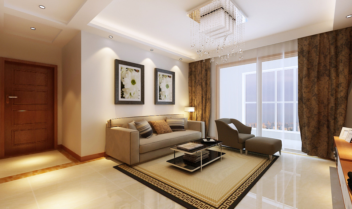 【住宅设计案例展示】酷家乐装修效果图 现代简约风住宅室内装饰装修解析